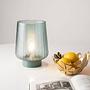 Glamour Typ B Tischleuchte Aluminium Farbglas 1-flammig 3