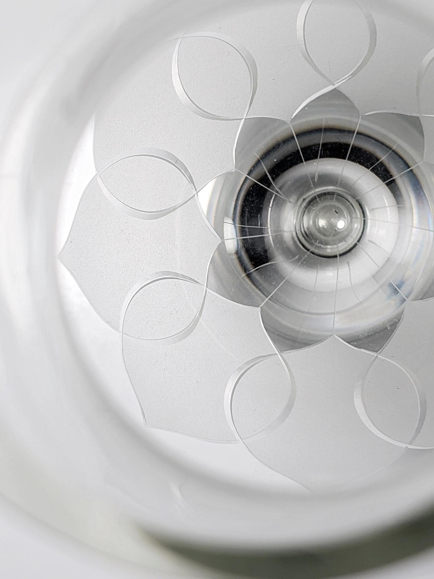 Vintage Lotus Decanter Crystal 1960s 2