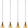 Pendant light glass amber 0