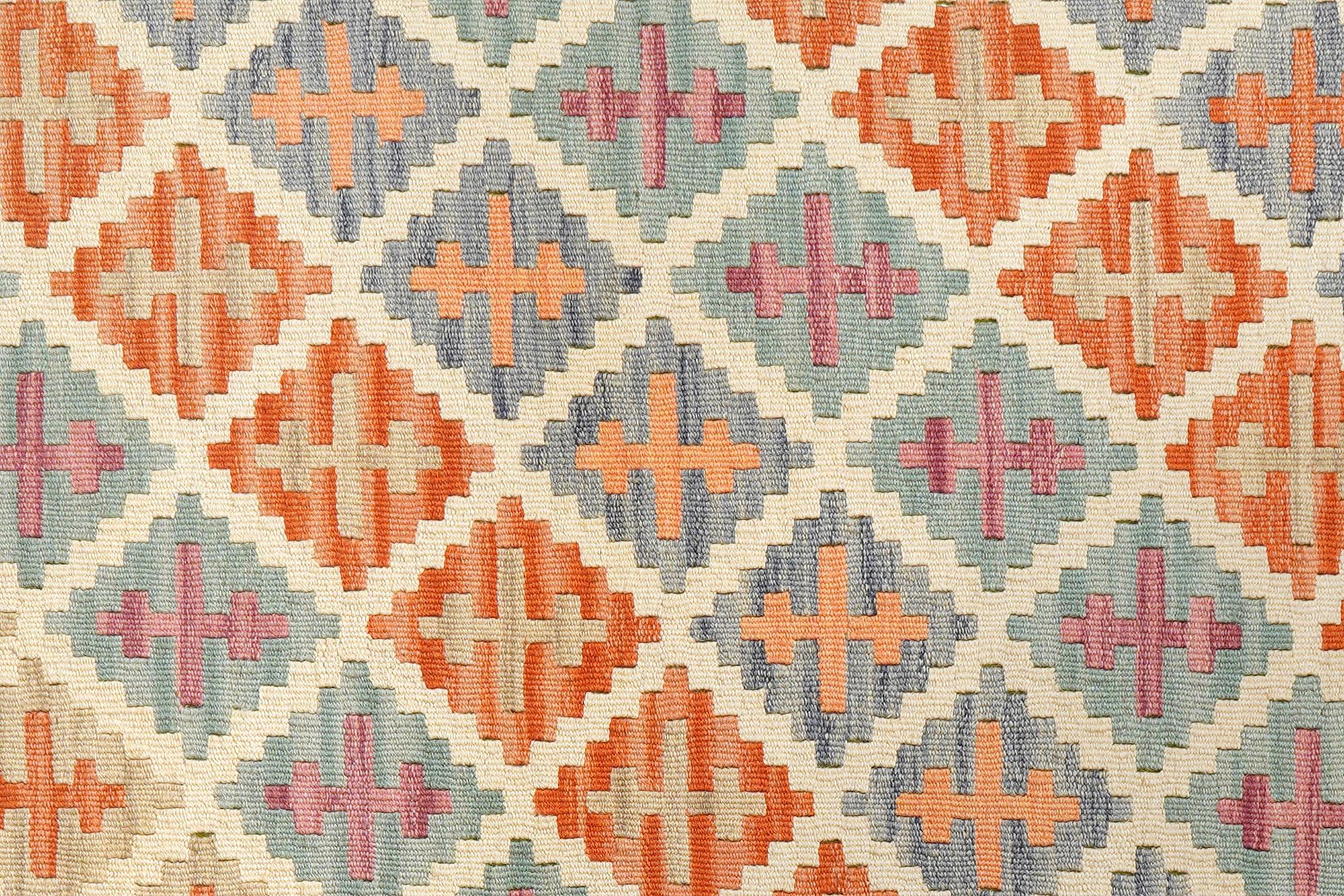 Kelim Gashgai Carpet Wool Grey 3