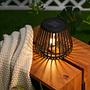 Solar-Laterne Sunshine Glimmer Schwarz 0