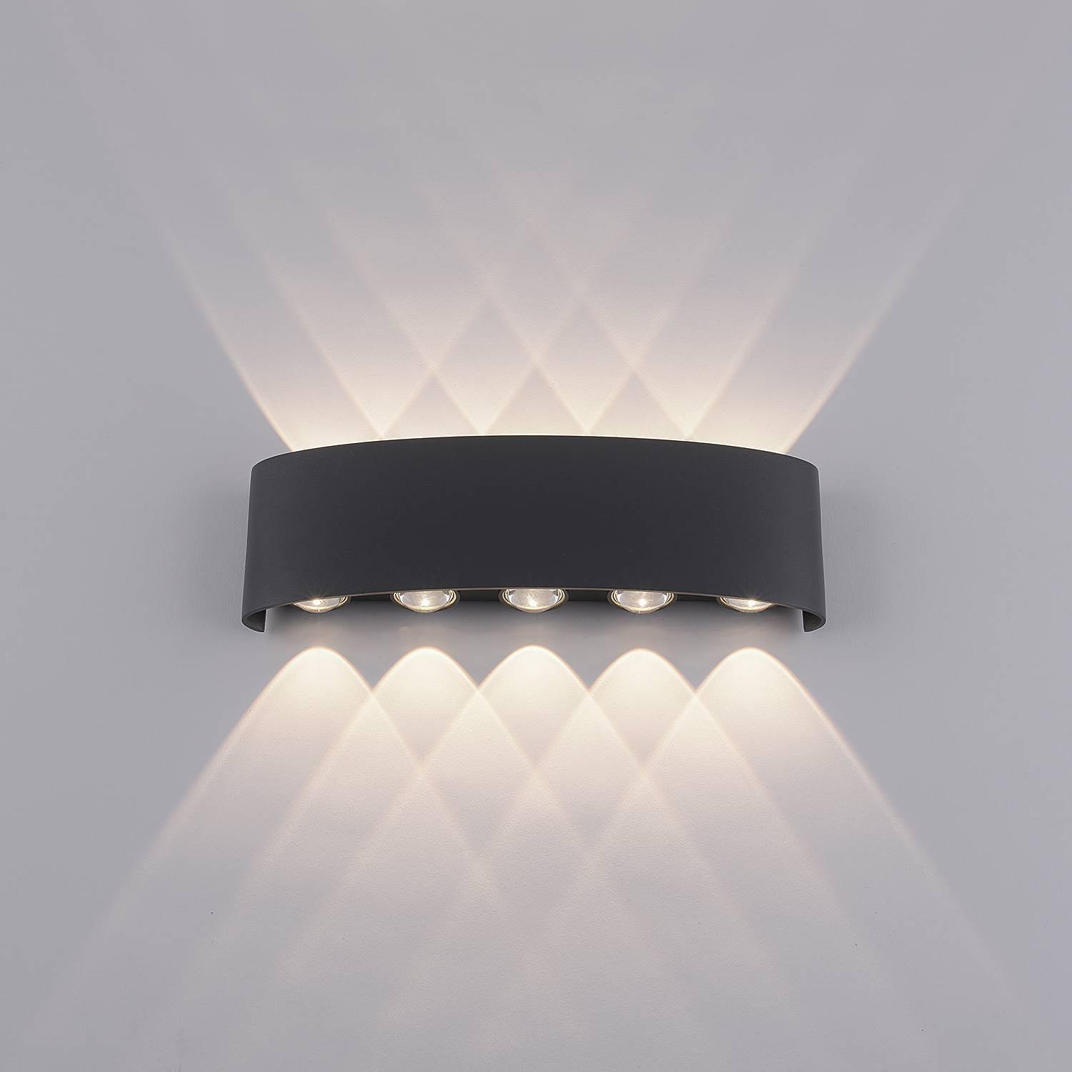 Calle Wall Lamp Aluminium Black 3