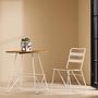 District Chrom Metall und Elm Holz Tisch
 4