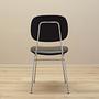 Dining chair faux leather metal 1970s 5
