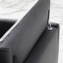 Sofa 3-seater Leather Black 7