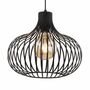 Pendant lamp iron black 0