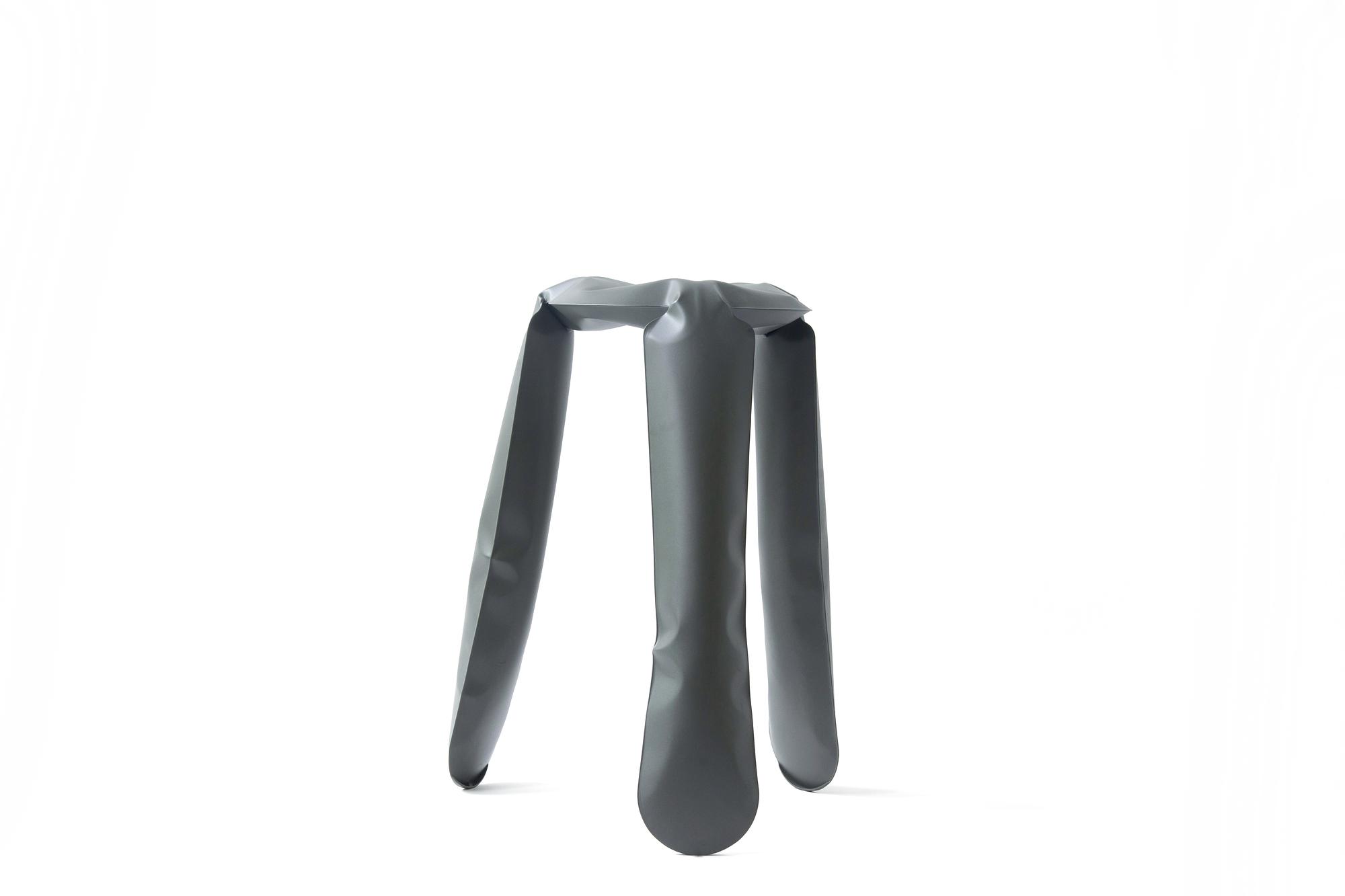 Plopp Küchenhocker Stahl Umbra Grau Matt 0