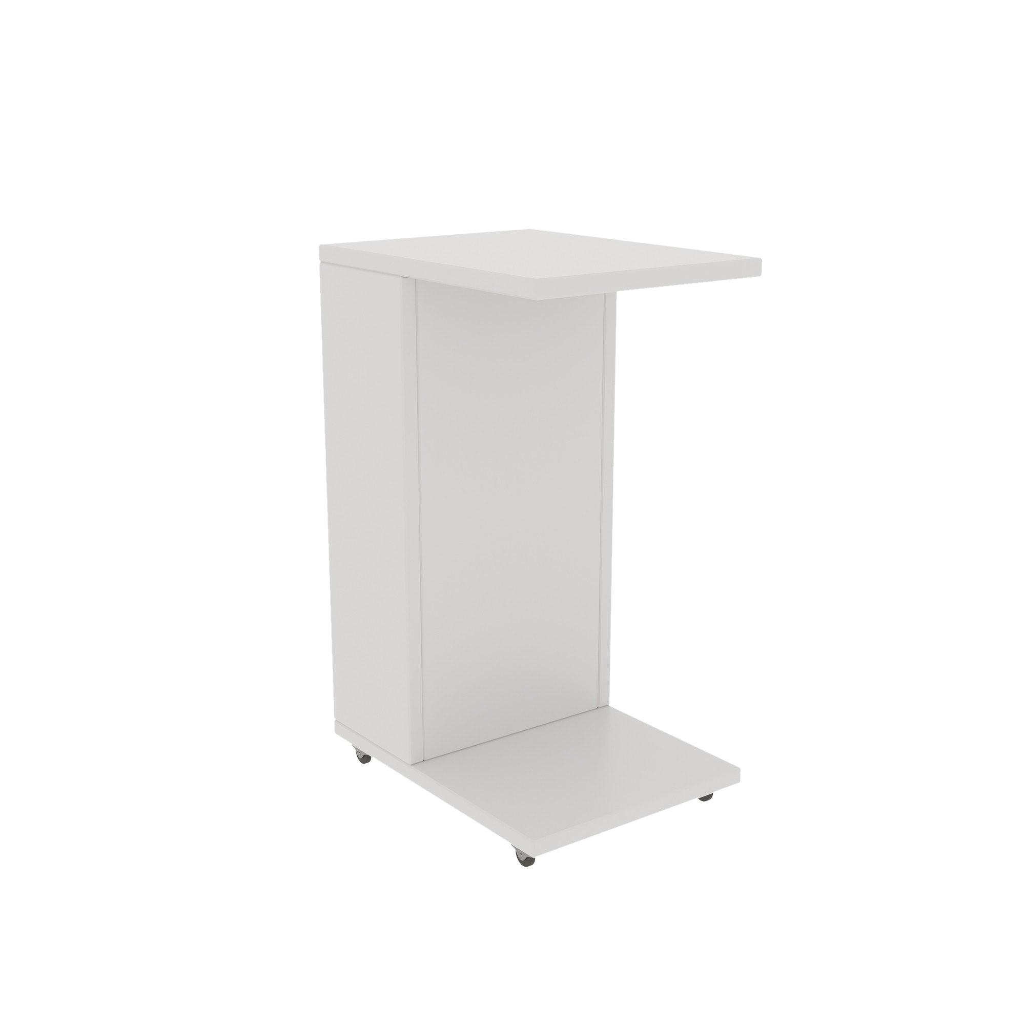 Filinta Side Table Wood Veneer White 7