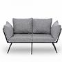 Viper Sofa 2-seater Light Grey 8