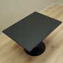 Side table wood black 1970s 3
