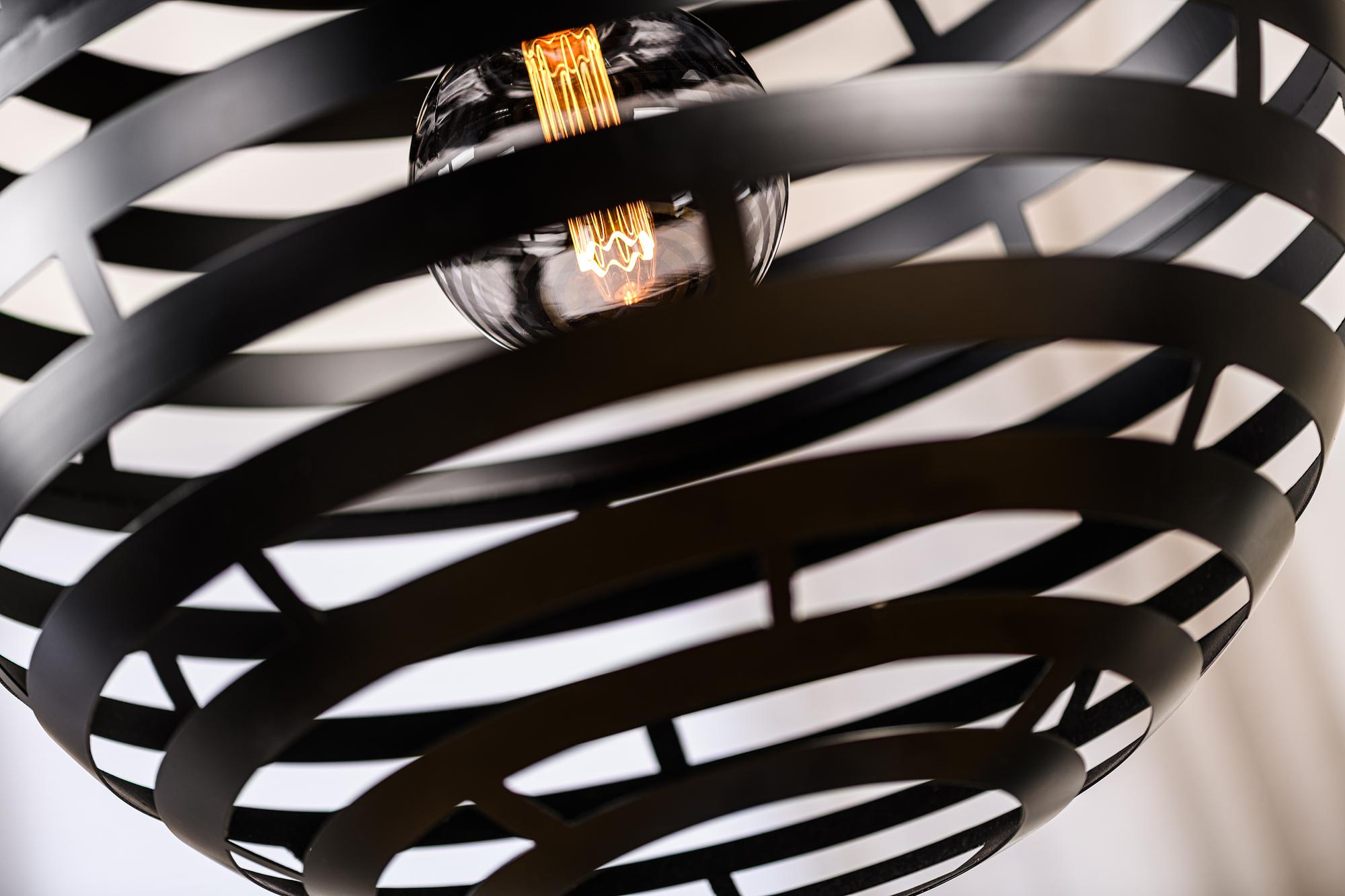 Pendant lamp metal black 3