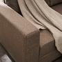 Aly Schlafsofa Récamiere Rechts Baumwolle Braun 3