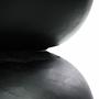 The Karbun Stool Black Natural ø50cm 6