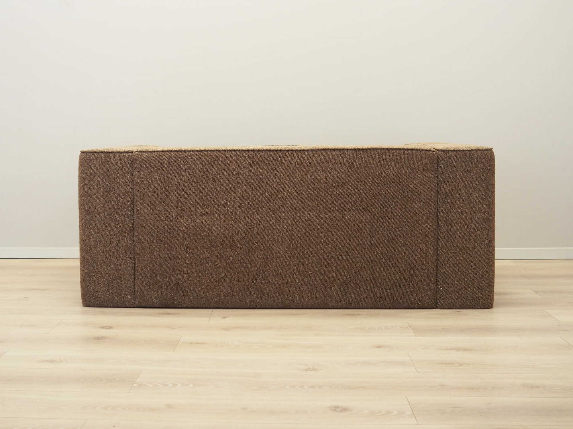 Vintage Sofa Textil Braun 1980er Jahre 3