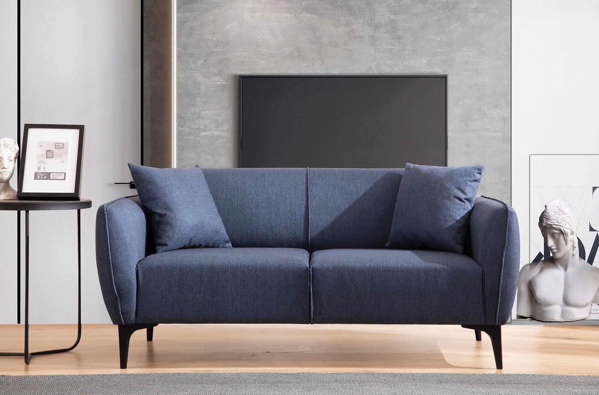 Belissimo 2-Sitzer Sofa Blau 1