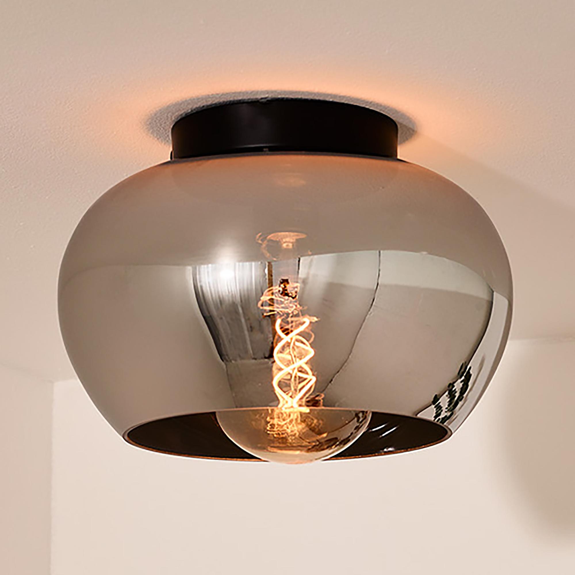 Judi Deckenleuchte Opalglas Grau 0