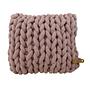 Pillow Cotton Chunky Knit Mauve 1