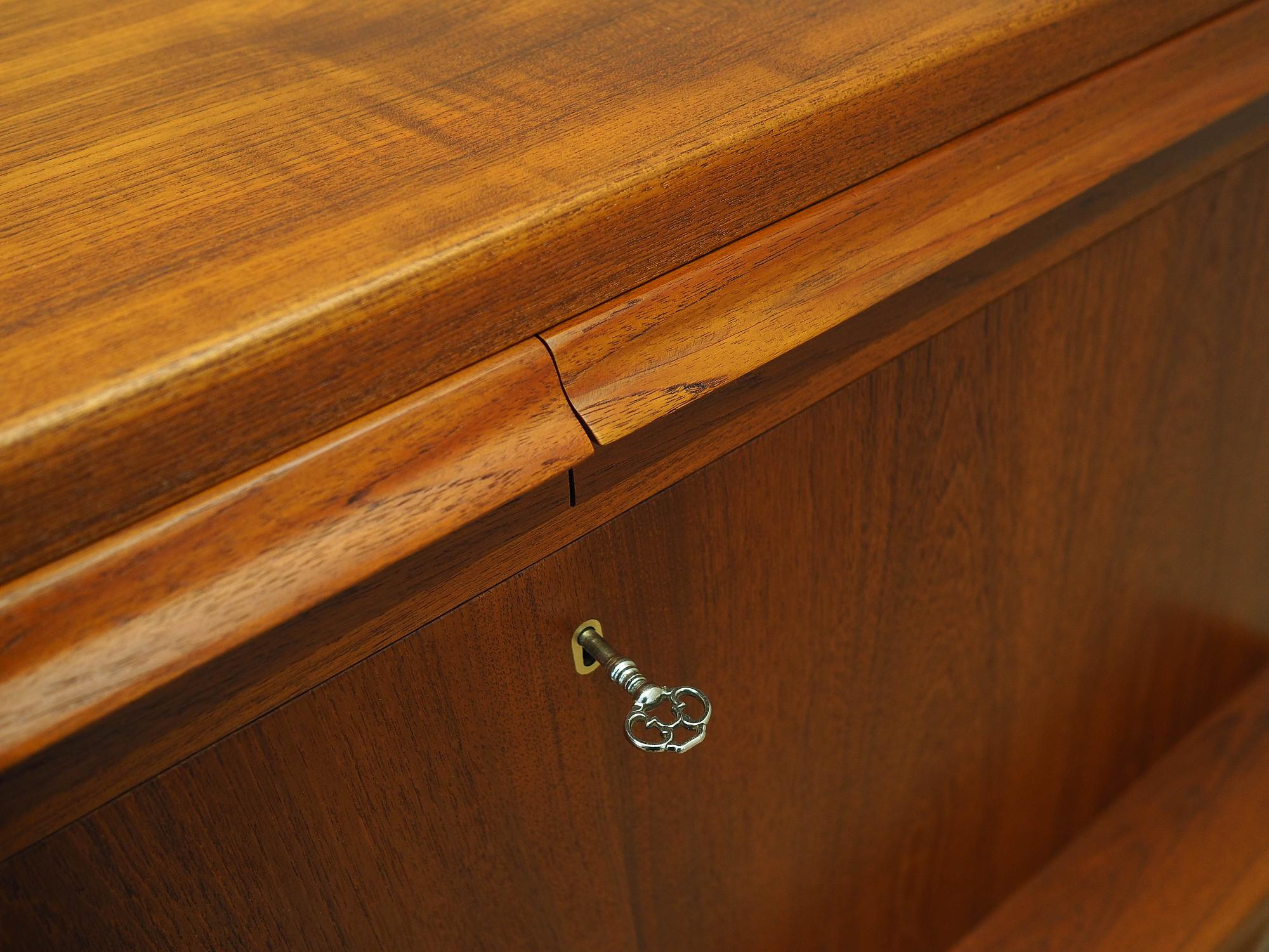 Teak secretaire 1960s Brown 9