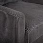 Sofa 3-Sitzer Chaiselongue Links Rechts Grau 5