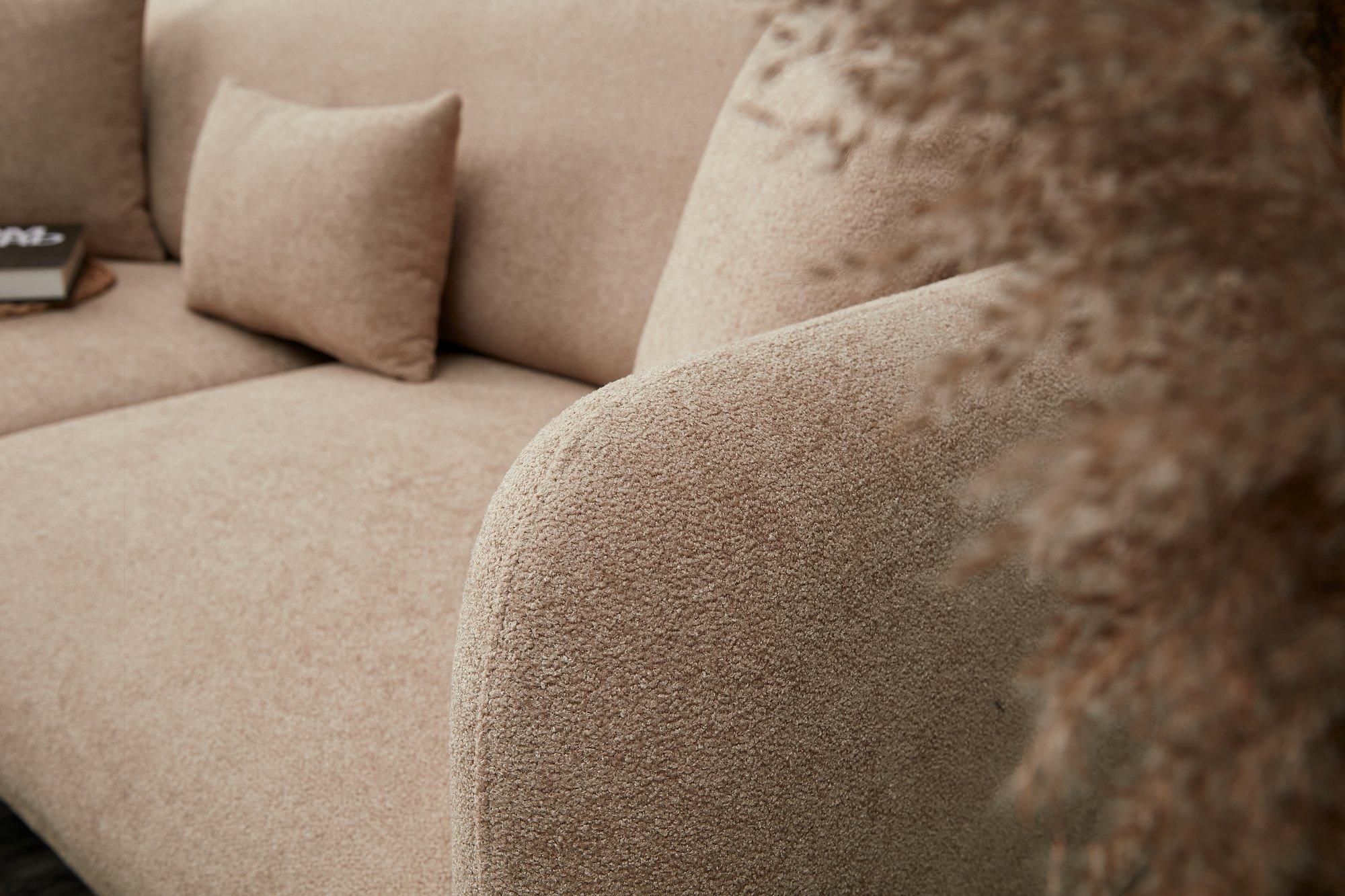 Simena Sofa 3-Sitzer Beige 5