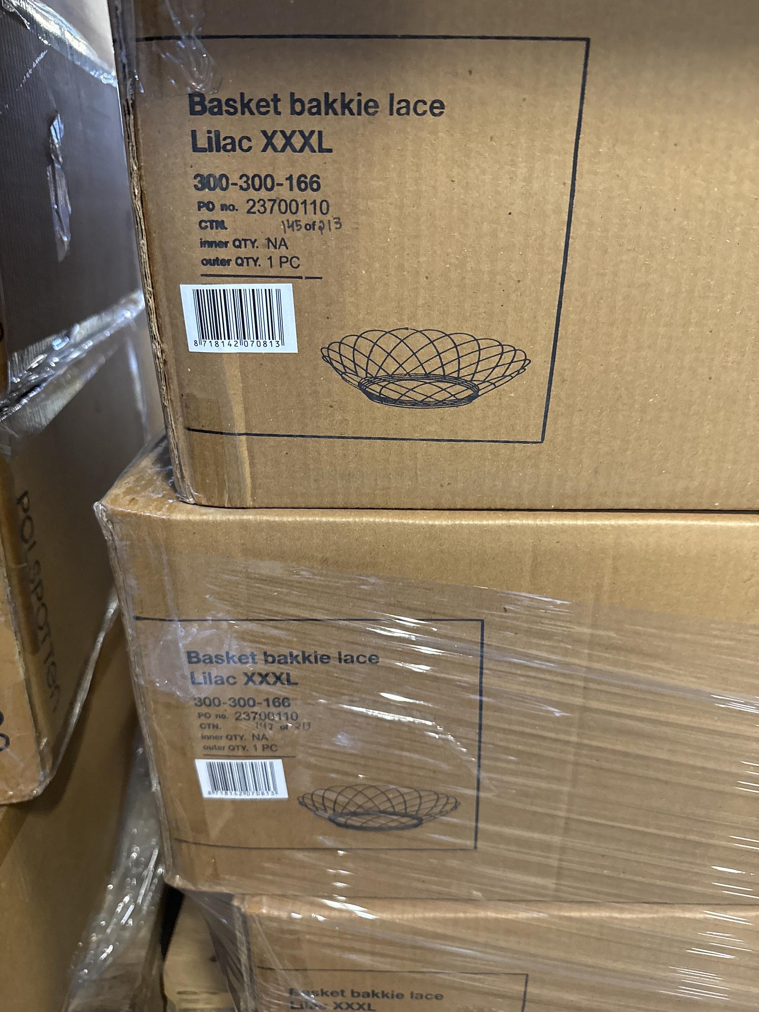 Spitzen-Korb XXXL Lila 3