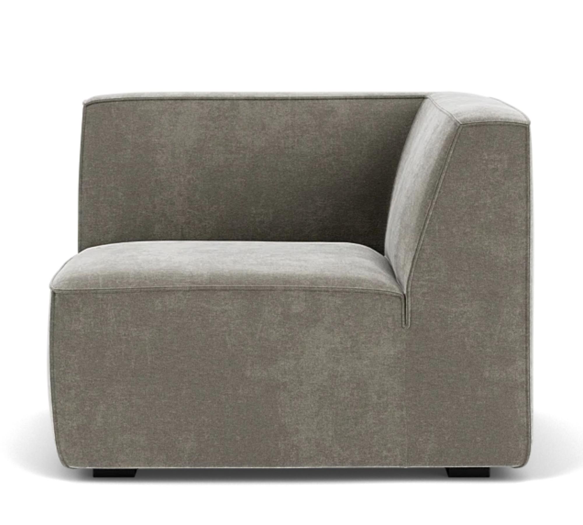 Dane 1-Sitzer Eckmodul Rechts Planet Grey Green 0