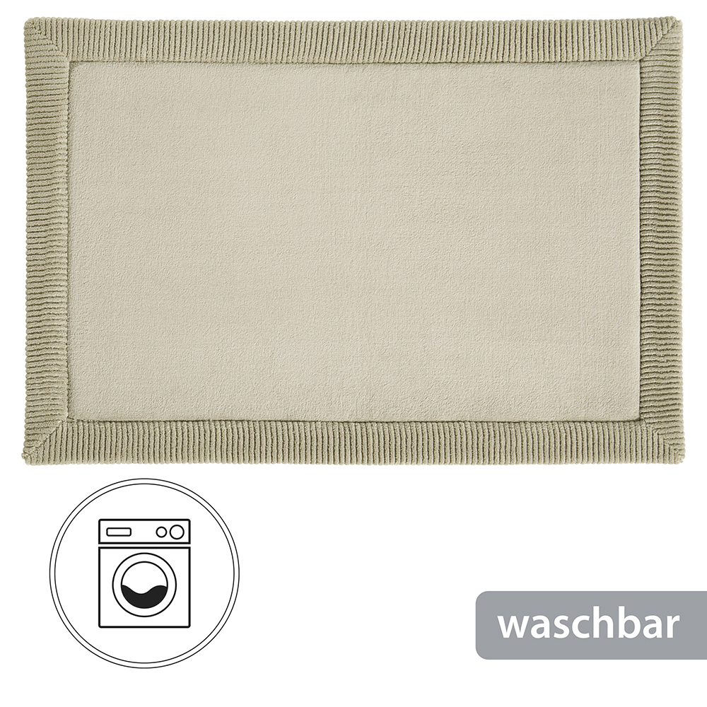 Rutschfeste Microfaser Badematte mit Memory Foam Sand 6