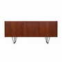 Vintage Sideboard Teakholz Braun 1970er Jahre 0