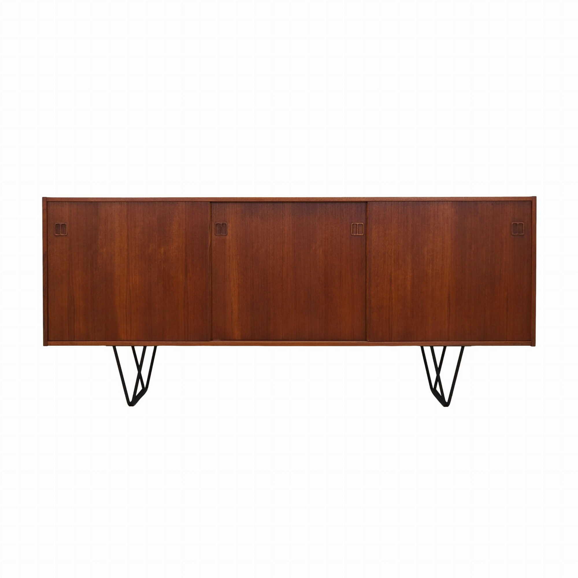 Vintage Sideboard Teakholz Braun 1970er Jahre 0