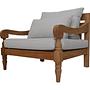 Bahama Gartensessel Teakholz Textil 2