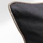 Glitter Bee Decorative Pillow Linen Black 4