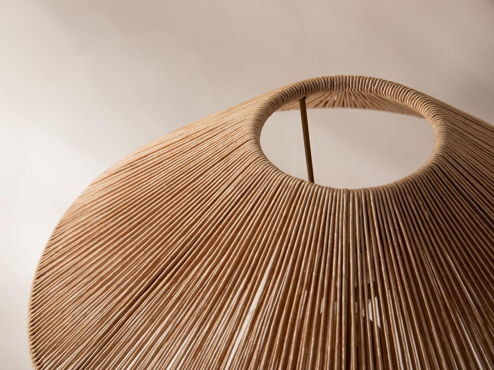 Table lamp Ina Ceramic Brown 35x35x38 cm 3