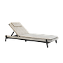 NERO Sun Lounger Aluminum Black Upholstery O Corsica 0