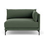 Vincent 1-Sitzer Modul Rechts Cura Dark Green 0