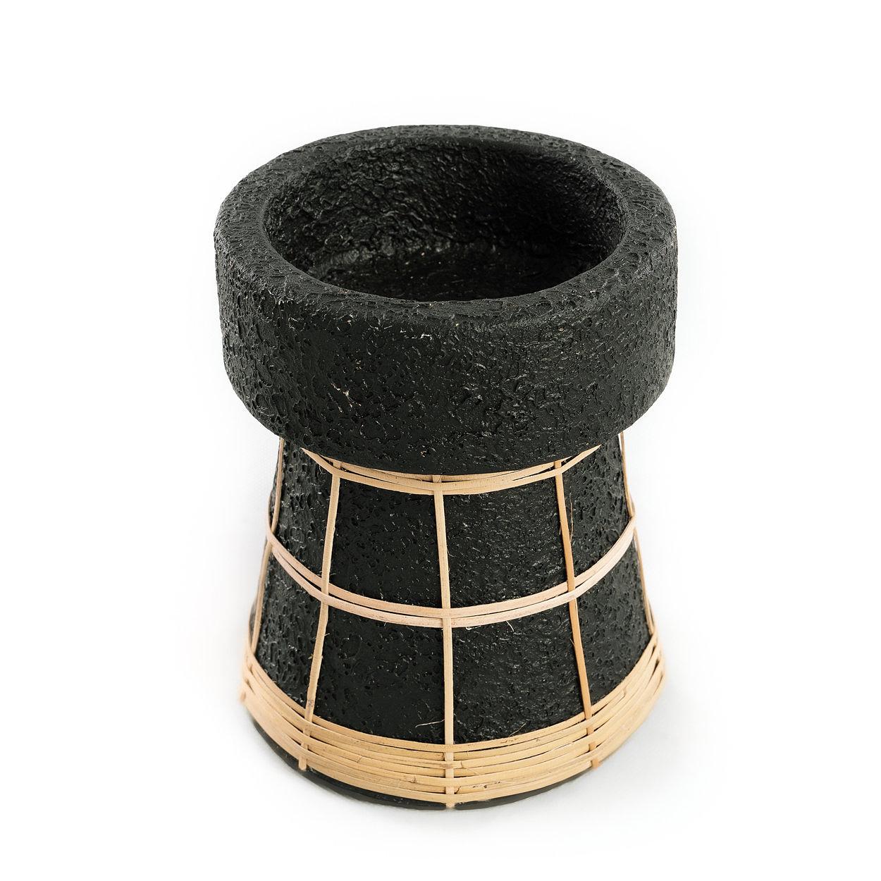 Serene Candle Holder Black 0