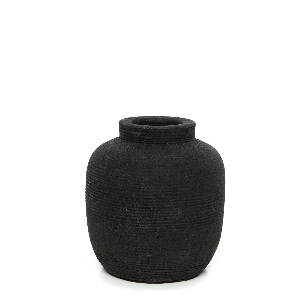 Peaky Vase Schwarz 0