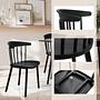 ARTIFO RIB Dining chair Plastic Black 1