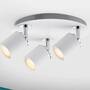 3-light adjustable ceiling light White 2