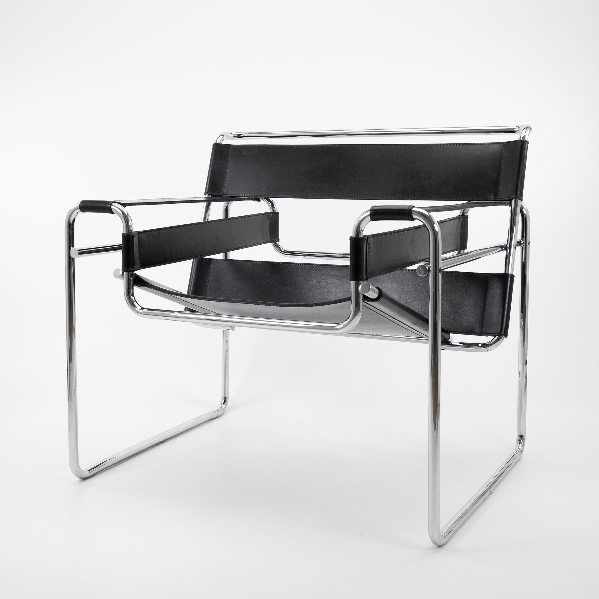 Wassily Armlehnstuhl Schwarz von Knoll International 0