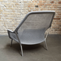 Slow Chair Sessel Textil Aluminium Creme 2