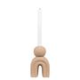 Jasike Candle Holder Ceramic Beige 1