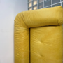 Vintage Alessandro Becchi Anfibio Schlafsofa Leder Gelb 3