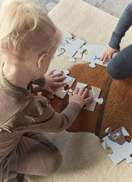 Puzzle del mondo multicolore 3