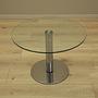 Glass coffee table 1970s 5