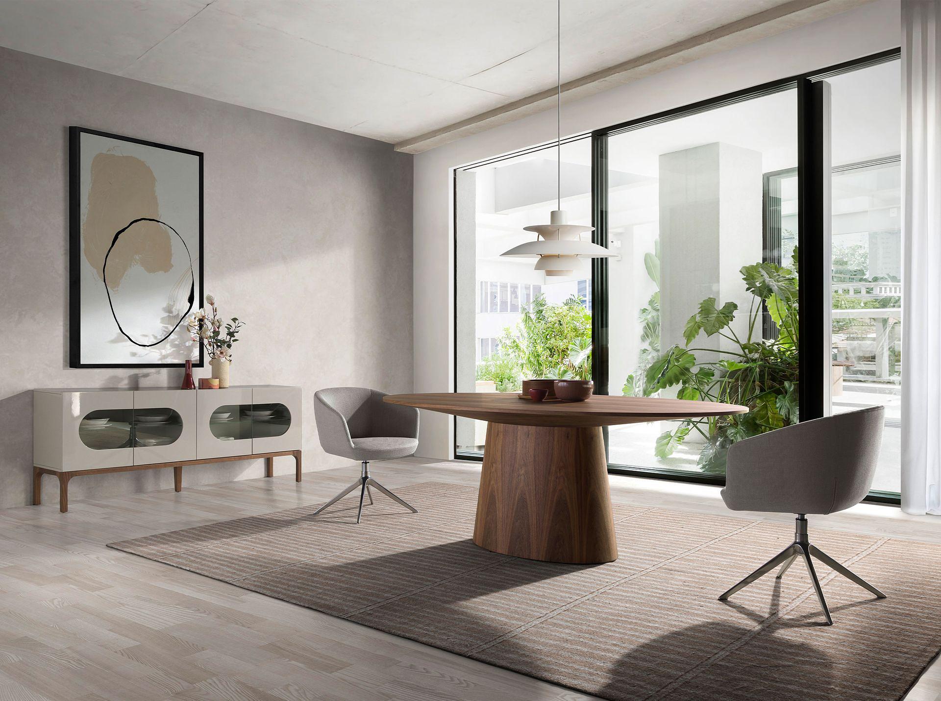 Sideboard Walnut Wood Grey 3241 5