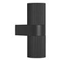 2-Flammig Wandleuchte Kyklop Ripple Aluminium Schwarz 3
