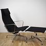 Aluminium Chair EA 124 & EA 125 Hopsack Schwarz 1