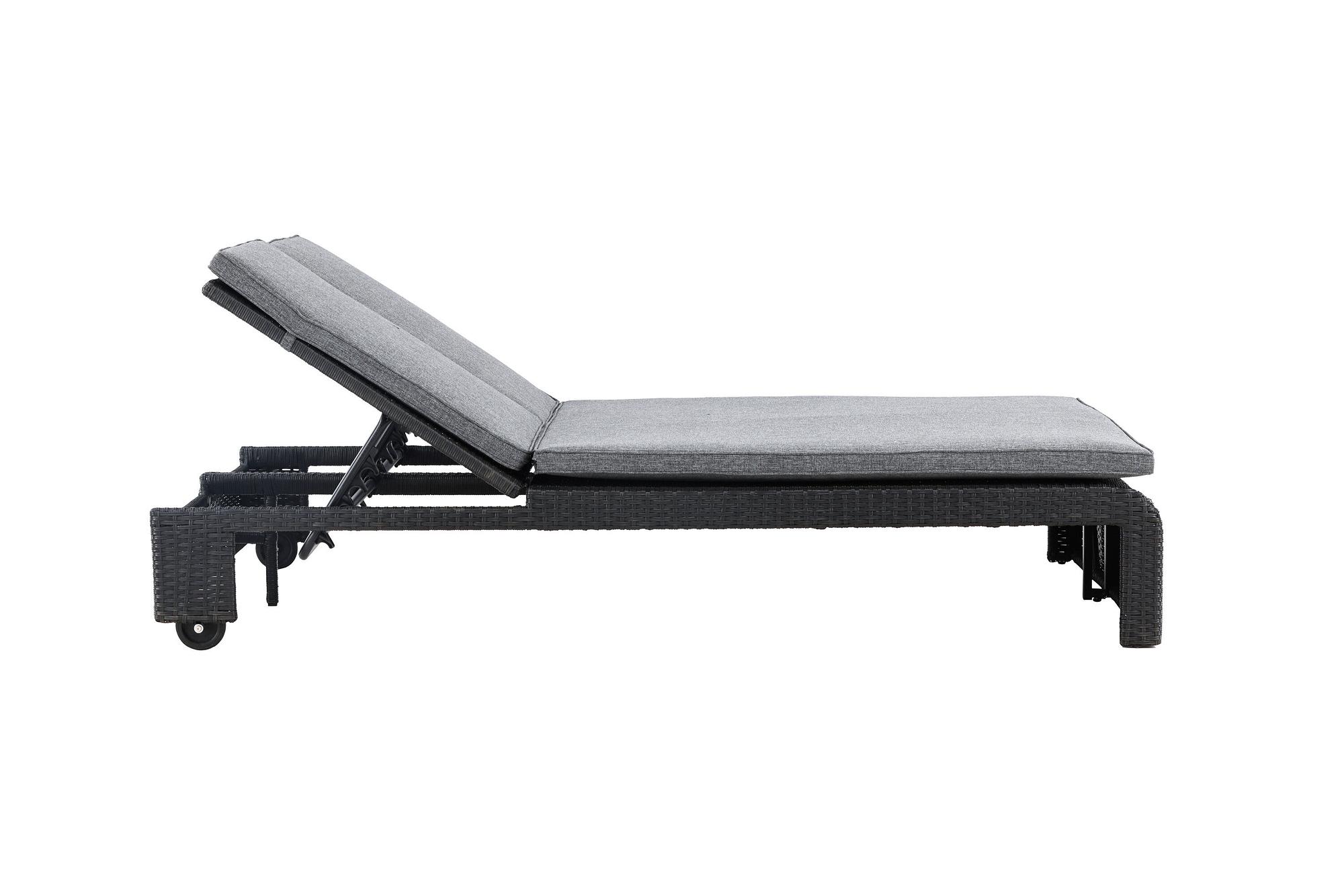 London Sonnenbank Spunpolyester Schwarz Dunkelgrau 0