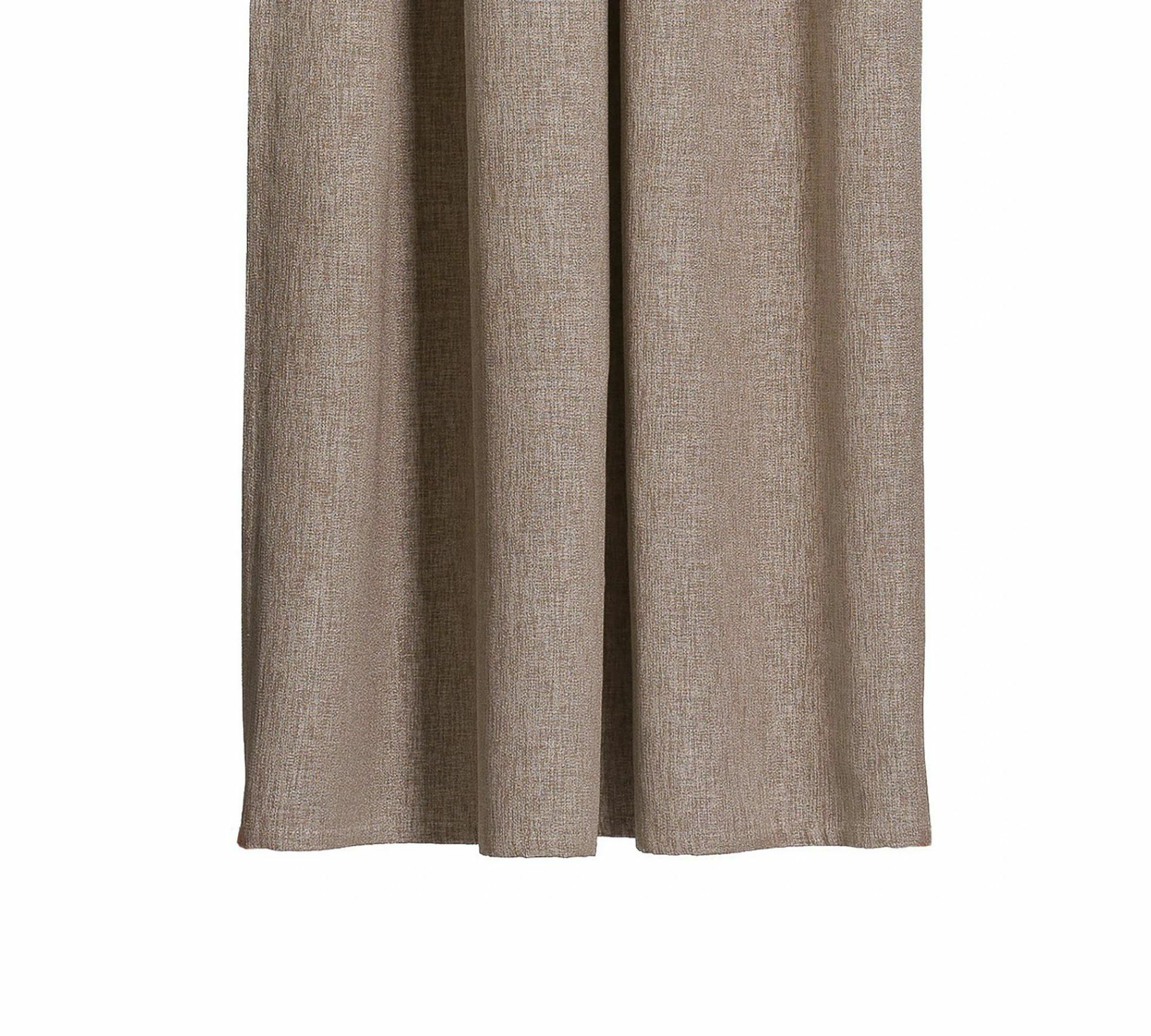 Vorhang Webstoff Beige 2