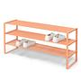 Shoe Rack Rex 3-Shelves Apricot 1